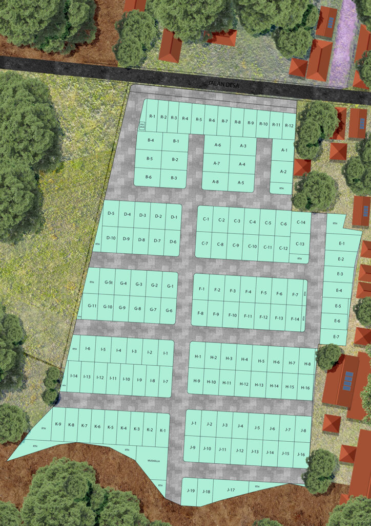 Siteplan Bumi Mas Wahyu Klasteria Lavender Nganjuk