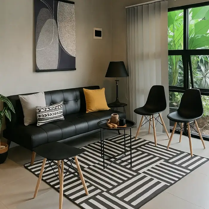 Ruang tamu industrial - 6 Contoh ruang tamu di teras rumah