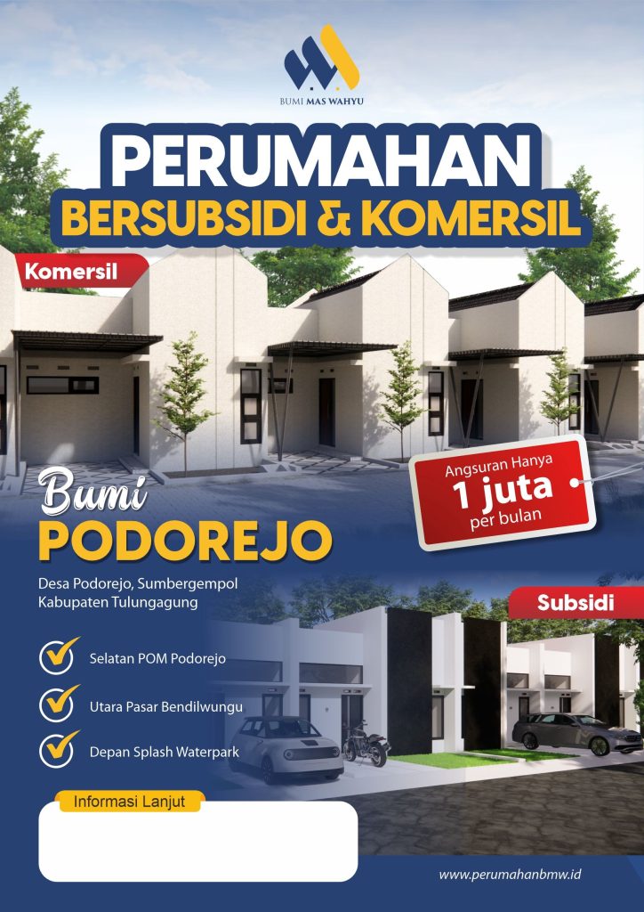 Brosur Perumahan BUMI PODOREJO