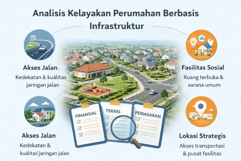 akses jalan perumahan dalam penilaian kelayakan