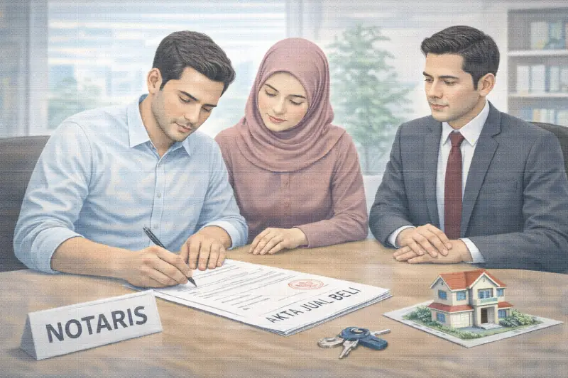 akta jual beli rumah oleh notaris