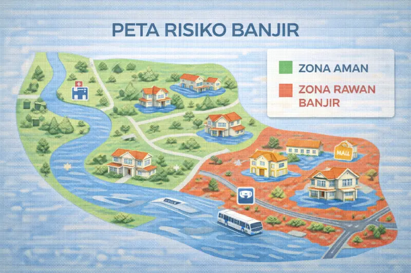 Cara Memilih Lokasi Perumahan yang Tepat untuk Hunian Jangka Panjang cara memilih lokasi perumahan aman dari risiko lingkungan