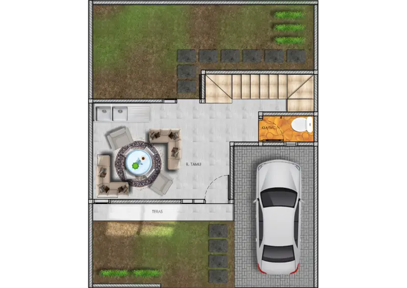 denah permata asri 2 komersil lt 1 3