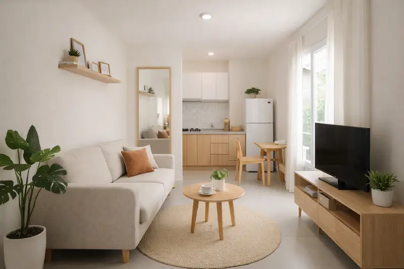 desain interior rumah subsidi