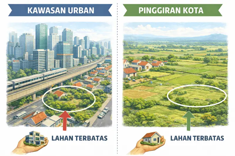 Nilai Investasi Rumah Jangka Panjang dan Faktor Penentunya keterbatasan lahan dan nilai investasi rumah jangka panjang
