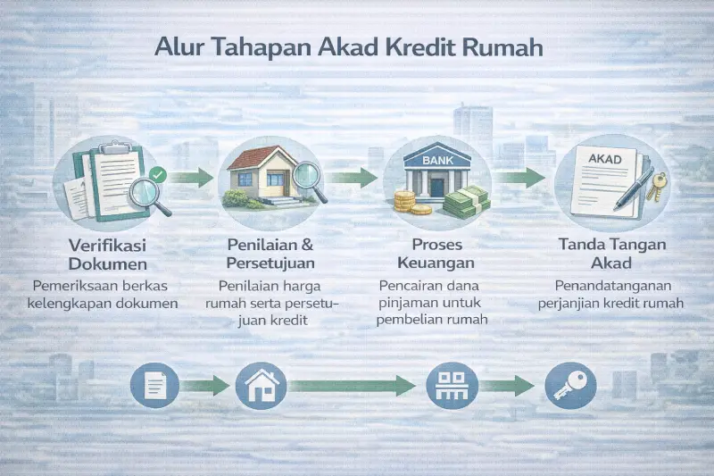 mekanisme akad kredit rumah