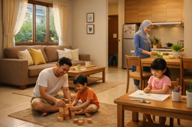 rumah untuk ditinggali kebutuhan hunian