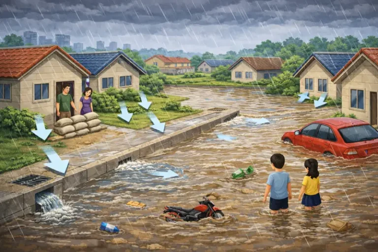 penanggulangan banjir permukiman dan dampak sosial