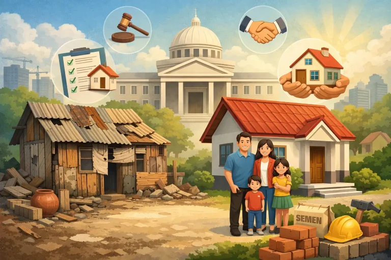 latar belakang kebijakan bantuan rumah warga miskin