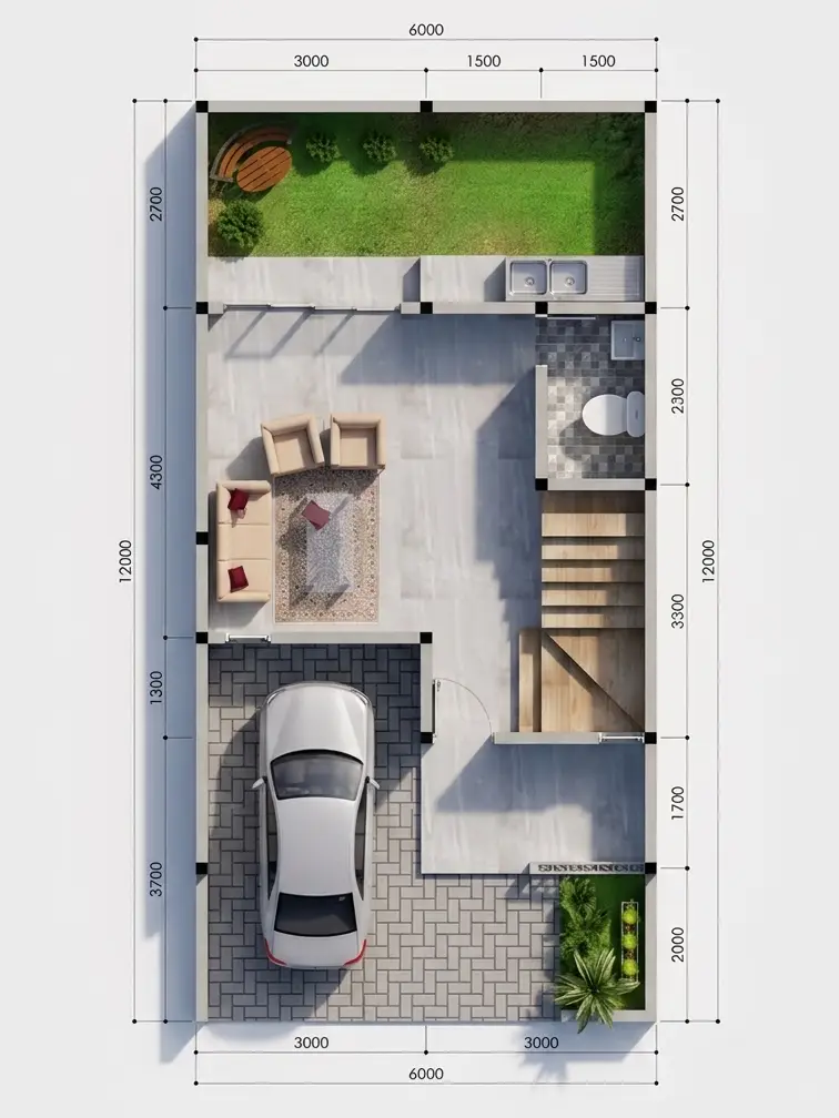 denah gedangsewu lantai 1