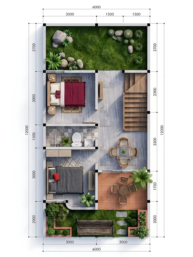 denah gedangsewu lantai 2