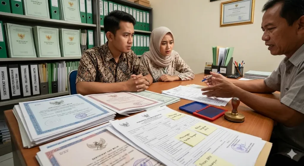 sertifikat SHM terlambat