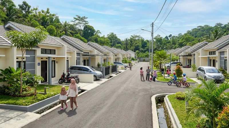 kualitas rumah subsidi dengan bangunan kokoh dan lingkungan yang tertata