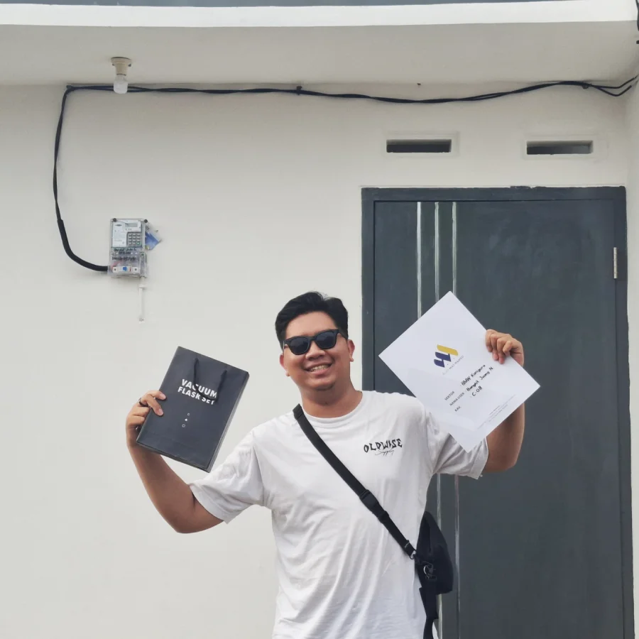 Serah terima unit Perumahan BMW